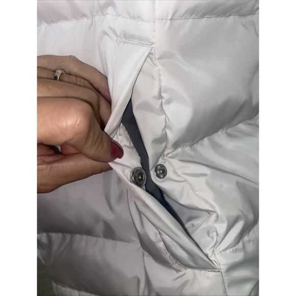 Free Country Women's Size XL Puffer Quilted Vest White Pockets Zip Front - Picture 7 of 10